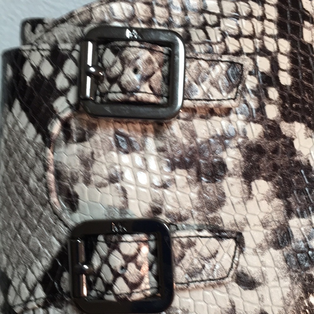 MICHAEL Michael Kors Snake Print Ankle Boots - Picture 11 of 11